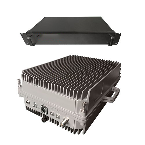  崇川350M PDT消防集群警用数字光纤直放站近远端机