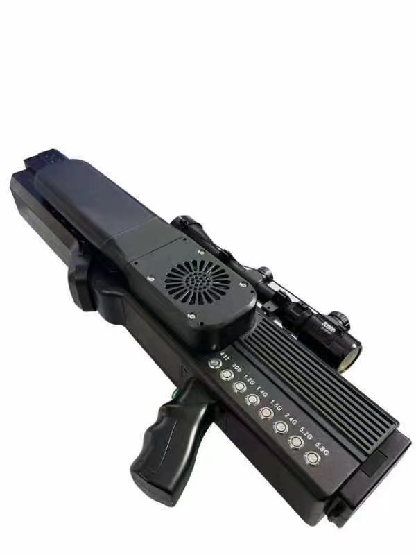  崇川手持便携式枪型低空防御反制八通道